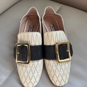 Bally - Janelle Bone leather loafers size 36.5